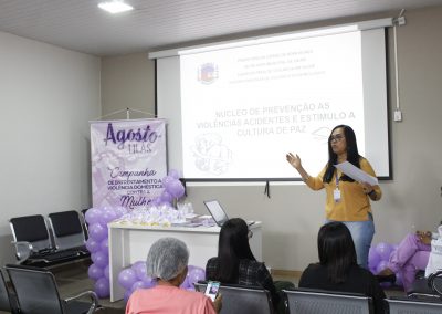 No Agosto Lilás, Nova Iguaçu promoveu ações de conscientização sobre a violência contra mulher