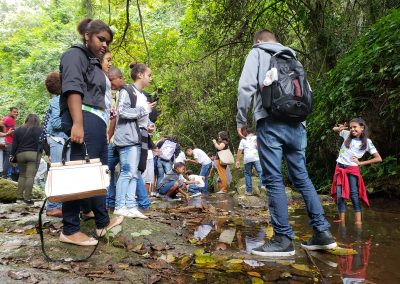Estudantes da rede pública fazem caminhada ecológica no Parque Natural Municipal de Nova Iguaçu