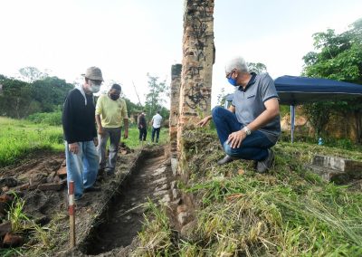 Prefeitura de Nova Iguaçu inicia escavação para reconstrução da senzala da Fazenda São Bernardino