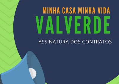Lista para assinatura do contrato do Minha Casa Minha Vida Valverde