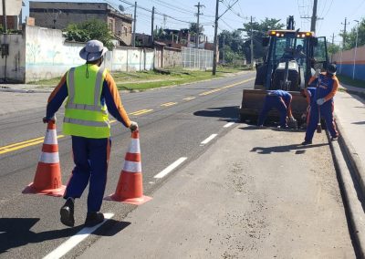 Obras em Nova Iguaçu não param mesmo em período de pandemia da Covid-19