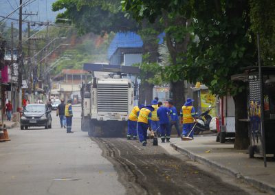 Prefeitura de Nova Iguaçu inicia obras de recapeamento em ruas de Vila de Cava