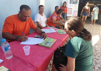 Moradores de Vila de Cava participam de simulado de emergência da Defesa Civil