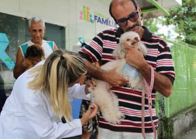 Meta atingida: 82 mil mascotes são vacinados contra a raiva
