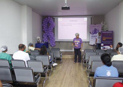 Saúde realiza conversa sobre hanseníase no Hospital Geral de Nova Iguaçu