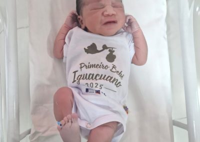 Cristiano é o primeiro bebê nascido no Hospital Iguassú em 2025