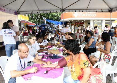Nova Iguaçu oferece serviços de saúde em ação itinerante na Praça Rui Barbosa