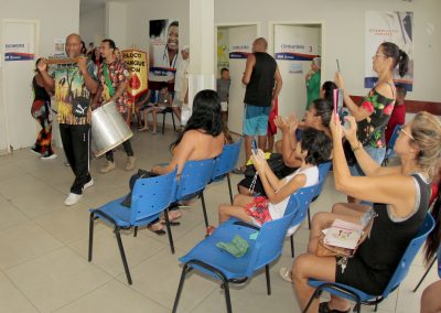 Bloco da Saúde leva alegria e música aos corredores do Hospital Geral de Nova Iguaçu