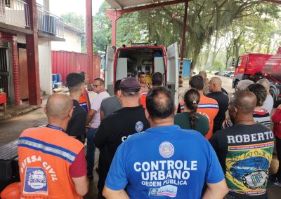 Defesa Civil de Nova Iguaçu ensina voluntários a agirem em casos de emergência com produtos químicos